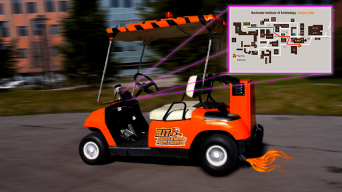 RIT autonomous golf cart project (Tiger Taxi)